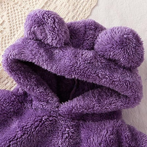 Pajama Set: Teddy-Bear Fleece Top + Pants