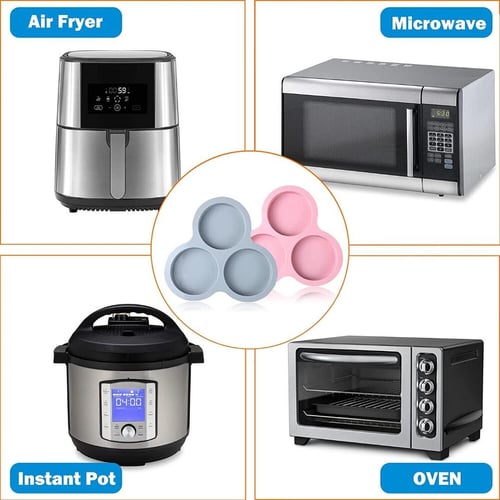 1pc Air Fryer Silicone Baking Pan, Oil & Stick Resistant, Cake Mold For  Microwave Oven, Baking Tray For Toaster Oven