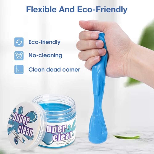 1pc Car Cleaning Gel Slime For Cleaning Tools, Car Vent Magic Dust