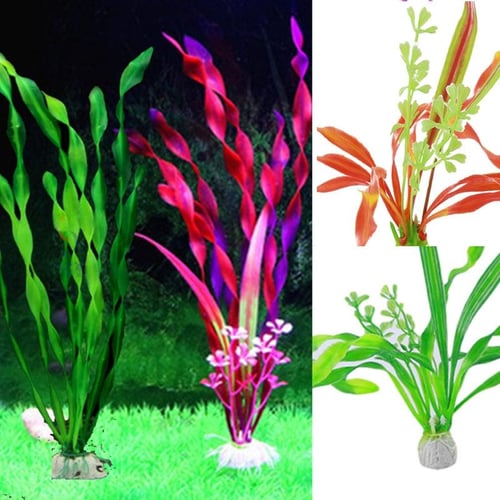 Artificial Plants Aquarium Decor Water Weeds Ornament Plant Aquarium Grass  14Cm