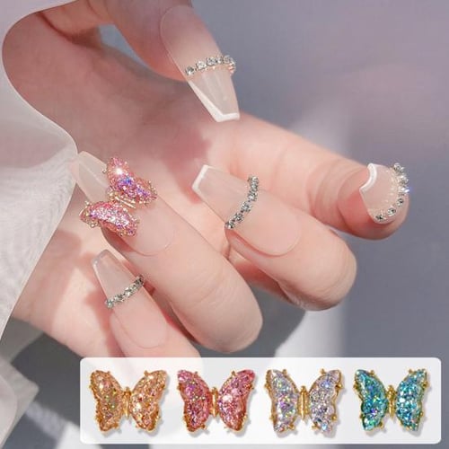 100pcs Mixed Crystal AB Nail Art Rhinestones Flatback rhiney Glass Nail  Stones Gems For 3D Nails DIY Manicure Decorations