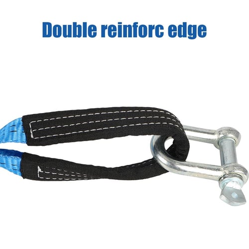 Car Towing Rope Strape Cable With U Hooks Shackle High Auto Winch Rope  recovery Towing Strength Nylon For Car Truck Trailer SUV - AliExpress