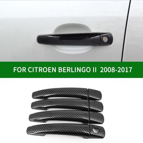 For CITROEN BERLINGO II 2008-2017 Accessory carbon fibre pattern