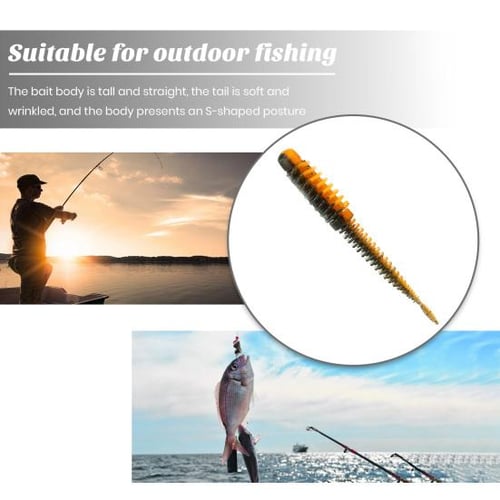 Bright Color Flexible Strong Buoyancy Bite Resistant Floating Water  Simulation Worm Lures Fishing Accessories - buy Bright Color Flexible  Strong Buoyancy Bite Resistant Floating Water Simulation Worm Lures Fishing  Accessories: prices, reviews