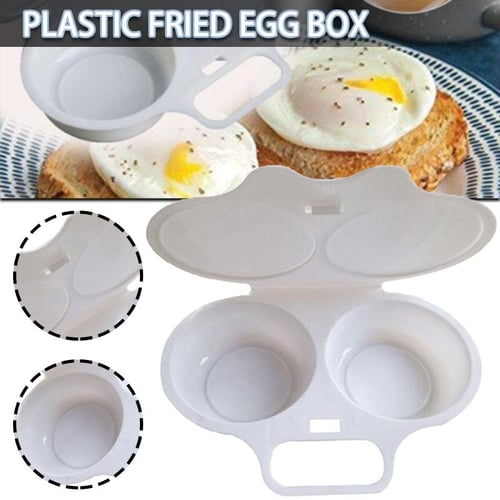 1 Pc Microwave Egg Poacher Maker With Lid Detachable BPA Free Egg Steamer  Heat Resistant PP Poached Egg Cooker Steamer for Home