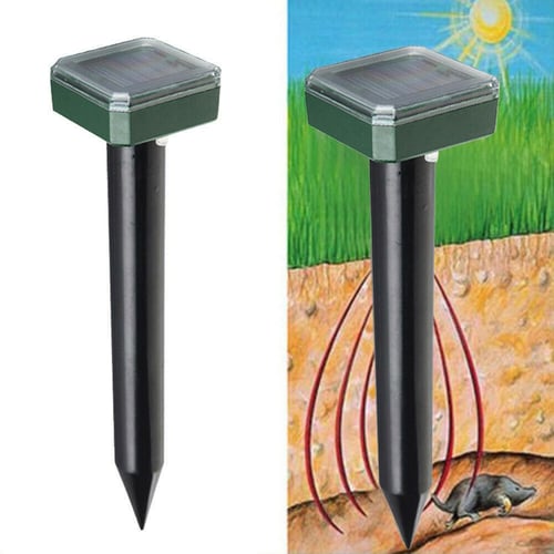 Pack of 2 Solar Mole Repellent: Solar Mole Repellent, Waterproof Solar Vole  Repellent, Ultrasonic Mole Repellent for Repelling, Mole Control, Pest  Control for the Garden : : Garden