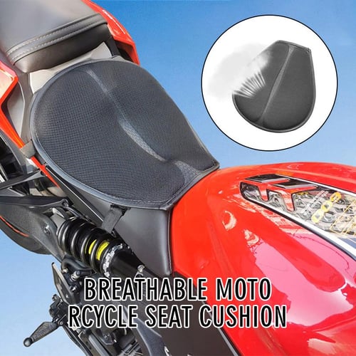 1pcs Anti-slip Motorcycle Cushion 3d Mesh Fabric Seat Cover Breathable  Waterproof Motorbike Scooter Seat Covers Cushion