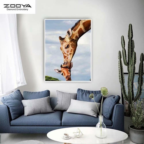 ZOOYA DIY 5D Full Square Diamond Painting Giraffe Embroidery Cross Craft  Stitch Home Decor - buy ZOOYA DIY 5D Full Square Diamond Painting Giraffe  Embroidery Cross Craft Stitch Home Decor: prices, reviews