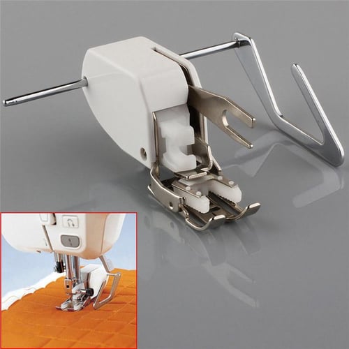 8PC Rolled Hem Pressure Foot Sewing Machine For Low Shank Adapter 