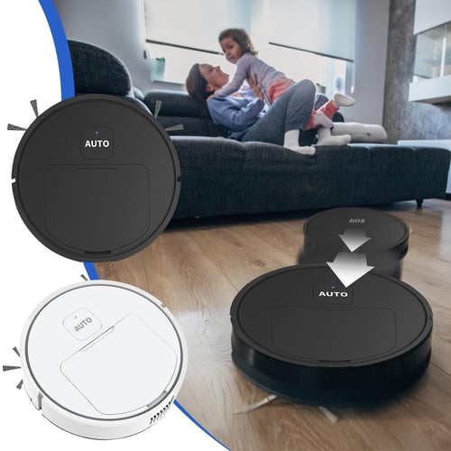 Mini Robot Vacuum Cleaner Sweep&Wet Mopping Floors Smart Sweeping Cleaning  Robot