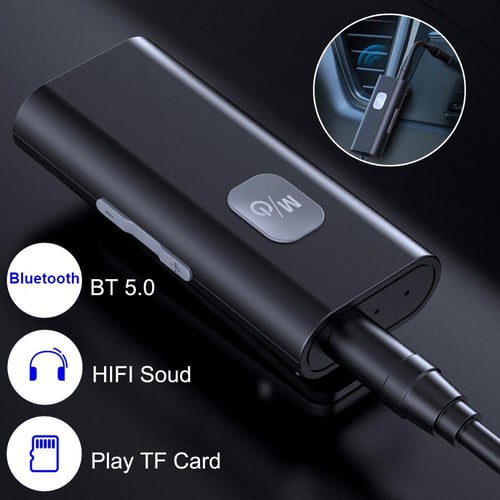 Wireless Receptor Bluetooth Audio HIFI Bluetooth 5.1 3.5mm Jack AUX  Receiver Transmitter LCD Adapter Handsfree