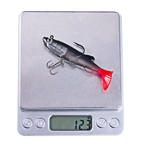 Soft Fishing Lures Jig Heads,T Tail Lures, 8cm 12.3g Fishing Bait Big Tail  with Jig Head, Paddle/Straight/T Tail Soft Lures for Saltwater Freshwater -  buy Soft Fishing Lures Jig Heads,T Tail Lures
