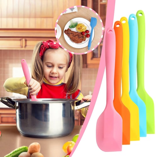 1Pc Silicone Kitchen Cake Cream Spatula Mixing Scraper Brush Butter Baking  Tool for kitchen accessories