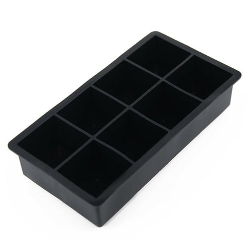 Large Silicone Ice Cube Tray Mold Square DIY Size ON Mould Big Jumbo 8 15  Giant