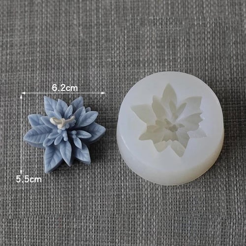 1pc Snowflake Shaped Silicone Mold For Christmas Chocolate, Baking, Cake,  Resin Clay, Aromatherapy Candle Making