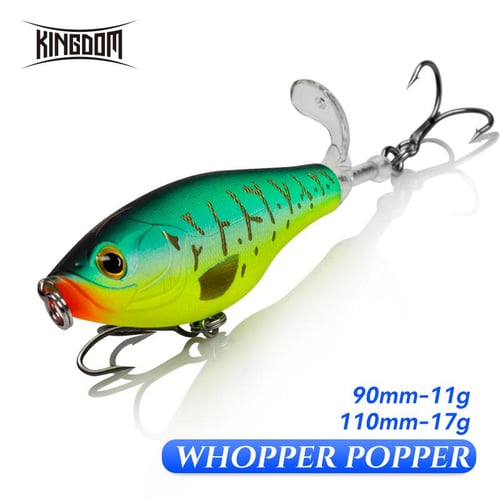 1PCS Quality Whopper Plopper 110mm 30g Top Water Popper Fishing