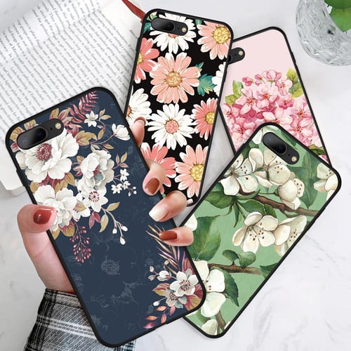 For Xiaomi Redmi 9C NFC Case Flower Soft Silicone TPU Back Cover
