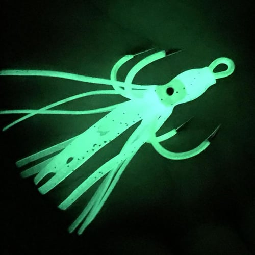 5pcs Squid Skirts Fishing Lures With Hooks Octopus Artificial Bait