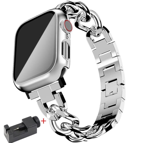 Women Luxury Slim Strap for Apple Watch Band Series 6 5 4 High Quality Steel Bracelet iWatch 38/40/41mm 42/44/45mm Wristband |Watchband| Band Color