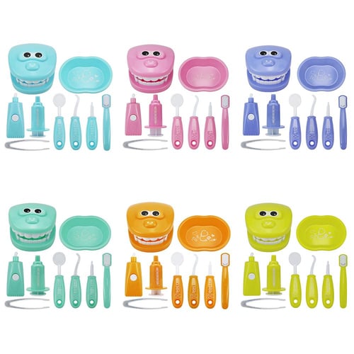 9pcs Kids Dentist Play Set High Simulation Dentist Model Role Play