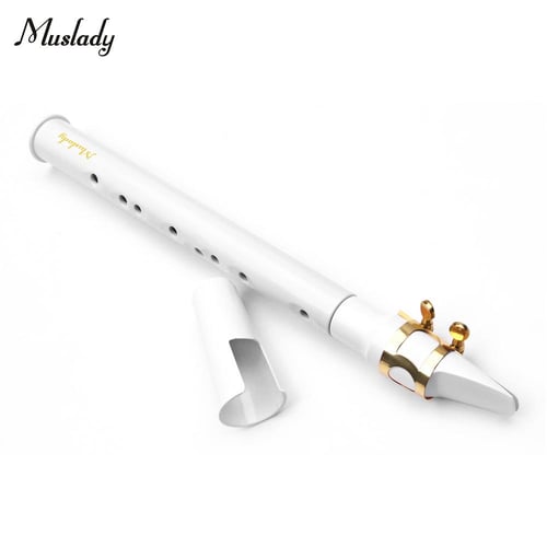 Mini Sax Portable Pocket Saxophone C Key Woodwind Instrument with