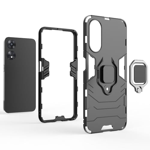 Armor Shockproof Case For OPPO A58 4G Cover Case OPPO A58 Funda Capa Shell  Coque Stand Holder Punk Phone Bumper For OPPO A58
