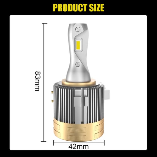 2Pcs Canbus NO Error H7 Led Headlights For VW Golf 6 Golf 7 T-ROC Passat  Tiguan Touran Low Beam CSP Chips 120W 30000LM - buy 2Pcs Canbus NO Error H7