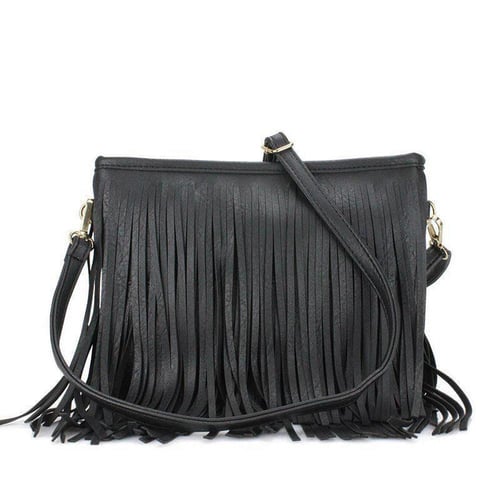 New Fashion Tassel Small Messenger Bag For Women Trend Lingge Embroidery  Female Shoulder Bag Fashion Chain