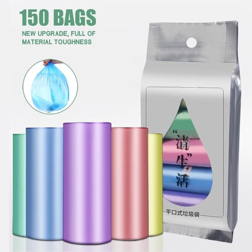 150pcs Kitchen Small Garbage Bag Trash Bags Durable Disposable