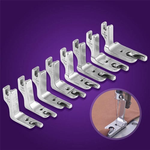  Universal Sewing Rolled Hemmer Foot Set - [7-10mm