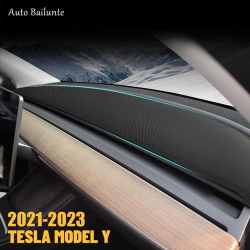 Dashboard Cover for Tesla Model 3/Y Flannel Dashboard Pad Dash Mat  Accessories