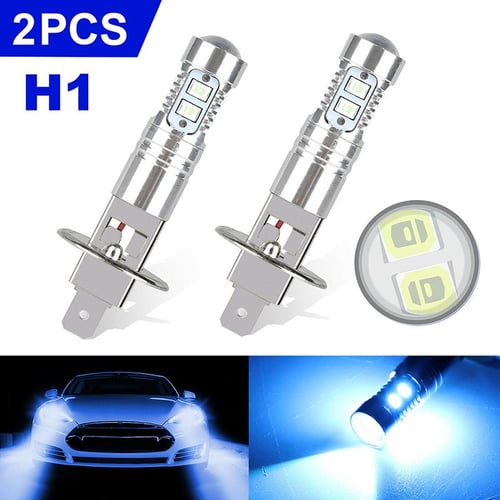 38A1 6000K White LED Fog Light Car Styling 8000LM H1 Car Front Light :  : Car & Motorbike