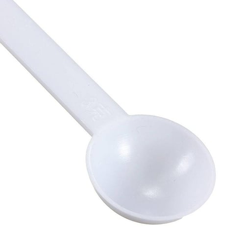 1g White Plastic Measuring Spoon Gram Scoop Food Baking Medicine Powder  Medical