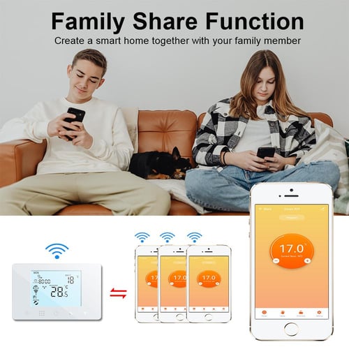 WiFi Smart Digital Thermostat  Wall-Hung LCD Heating Boiler