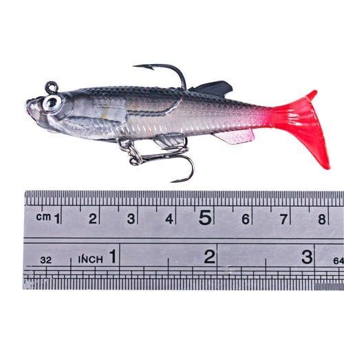5pcs/lot Soft 8cm 14g Wobblers Artificial Bait Sea Bass Carp Fih