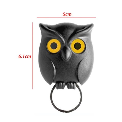 1pc Women Owl Detail Bag Decor Cute Keychain For Gift