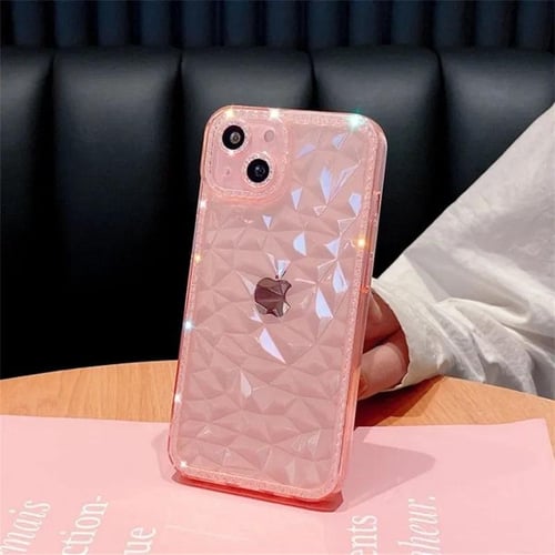 Compatible with iPhone 13 Case, Clear Glitter Soft TPU Shockproof