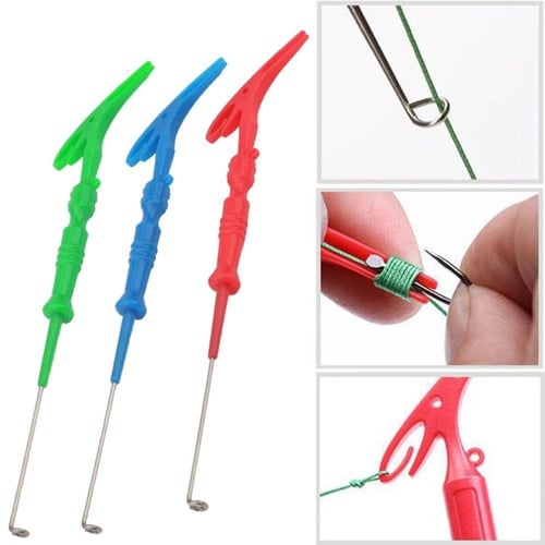 Fishing Hook Holder 2pcs Compact Lightweight Knot Tying Tools Fully Rigged  Organizer Box Multifunctional Quick Tool for Green 2pcs