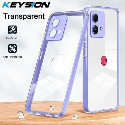 KEYSION Shockproof Clear Case for Motorola MOTO G84 G54 5G Transparent TPU  Silicone+PC Phone Cover for MOTO Edge 40 Neo 40 Pro - buy KEYSION  Shockproof Clear Case for Motorola MOTO G84