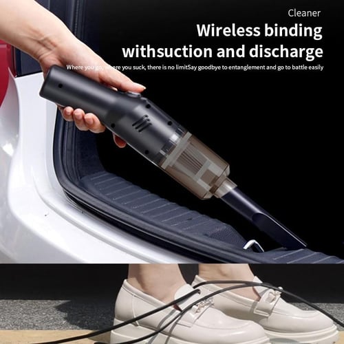 Cordless Handheld Car Vacuum Cleaner 6000pa Powerful Handheld Cordless  Vacuum Cleaner Portable Vacuum Cleaner With 120w Rechargeable Power