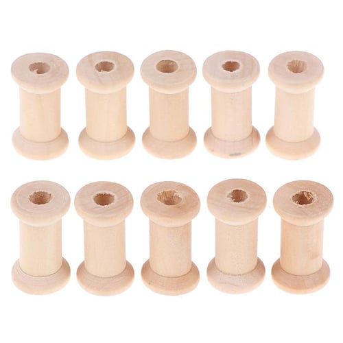 10Pcs Wooden Bobbins Spools Reels Organizer For Sewing Ribbons Twine Wood  Crafts - buy 10Pcs Wooden Bobbins Spools Reels Organizer For Sewing Ribbons  Twine Wood Crafts: prices, reviews