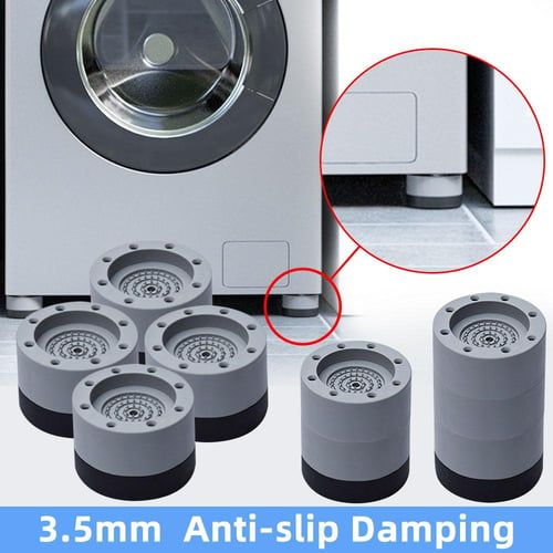 8PCS Anti Vibration Washing Machine Mats Support Anti-Slip Rubber Feet Base  Pads