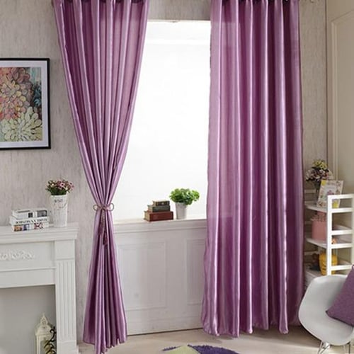Shading Room No Punching Curtains Window Panel Drapes Door Curtain