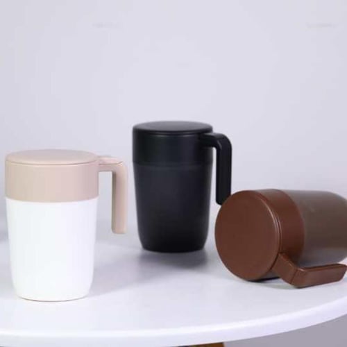 320ml Large Wooden Cups with Handles Chinese Wooden Cups Coffee Milk Wine  Beer Tea Cups Drinking