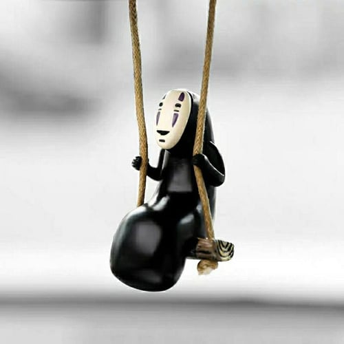 1PC Cute Anime Car Rearview Mirror Hanging Swing Ornament Spirited Away No  Face Man Auto Pendant Interior Accessories Boys - buy 1PC Cute Anime Car  Rearview Mirror Hanging Swing Ornament Spirited Away