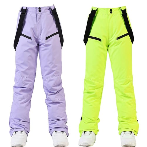 New Style Ski Pants Men and Women Suspender Ski Pants Winter Windproof  Waterproof Warm Thickened Single-board Double-board Ski Pants - buy New  Style Ski Pants Men and Women Suspender Ski Pants Winter