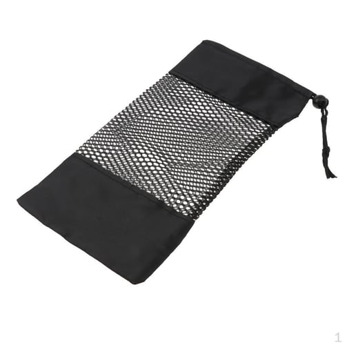 Multipurpose Nylon Mesh Bag with Lanyard Zipper Closure