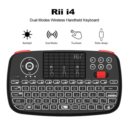 Wireless Keyboard Mini 2.4Ghz Wireless Mini Keyboard with Touchpad