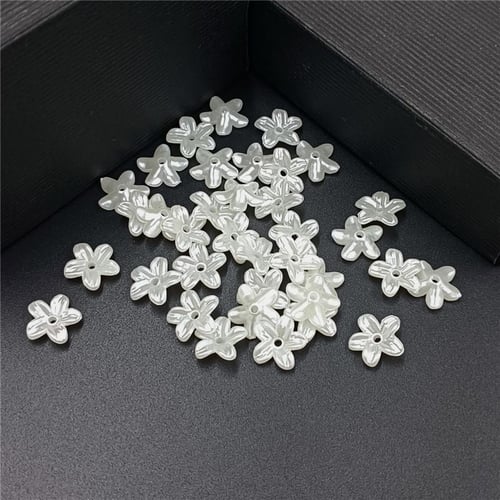 500 Imitation Pearl Beads in ABS Beads in the shape of a star, a