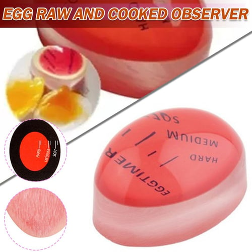 Creative Kitchen Timing Egg Timer Resin Color Changing Timer Soft Hard Egg  Heart Poached Heart Egg Boiler Timer